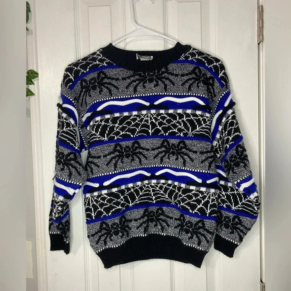 80s spider sweatshirt youth